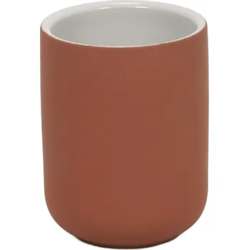 Držák na kartáček Douceur d'intérieur Oranžový kelímek na kartáčky MAMBO, 8 x 10 cm