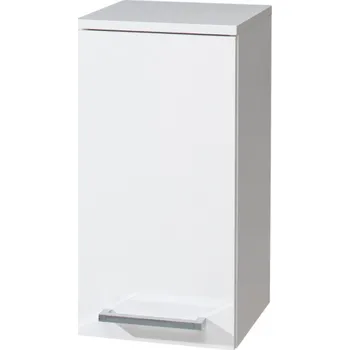 Koupelnový nábytek EBS Horní Skříňka PURE (Galerka), Závěsná, Dvířka Soft-Close, Bílá Lesklá, Levé Otevírání, 33 x 33 x 63 cm provedení: pravé