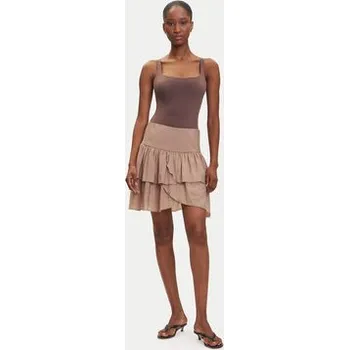 Dámská sukně Vero Moda Mini sukně Clara 10336425 Béžová Regular Fit XS