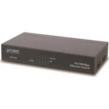 Switch PLANET Technology Planet FSD-503 switch 5x 10/100Base-TX, 10", kov, fanless FSD-503