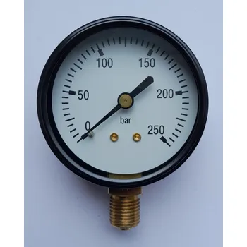 Manometr standardní pr. 63 mm, spodní G1/4, 0 - 250 bar