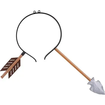 Karnevalový doplněk Čelenka šíp v hlavě