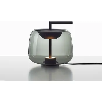 Brokis Designová skleněná lampa Double Table Barva skla: Olivová zelená PC01296_007