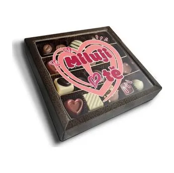 Bonboniéra Pralinky Miluji tě srdce: 20 ks pralinek