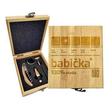 Víno Dárková sada na víno Babička: 147×168×49 mm
