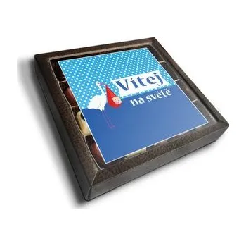 Bonboniéra Pralinky Vítej na světě: 20 ks pralinek