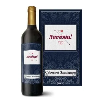 Víno Červené víno Nevěsta!: 0,75 l
