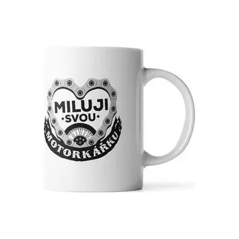 Hrnek Miluji svou motorkářku: 330 ml