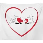 Deka Puzzle love: 150x120 cm