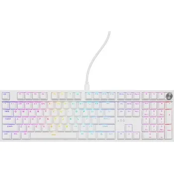 Klávesnice Genesis Thor 404 bílá RGB Outemu Peach Silent