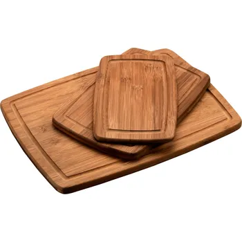 Kuchyňské prkénko Kesper Sada bambusových krájecích desek, 3 ks v různých rozměrech