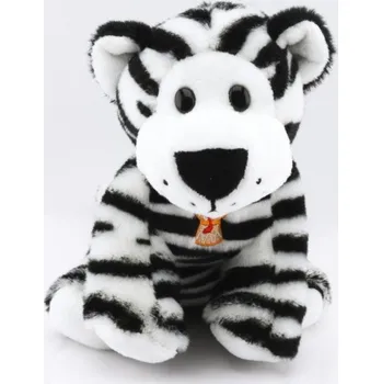plyšák Plyšový Bílý tygr se zvukem 15cm