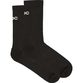 Pánské ponožky POC Cyklistické ponožky klasické - CADENCE ROAD THERMAL SOCKS - černá L