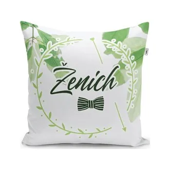 Polštář Ženich motýlek: 40x40 cm