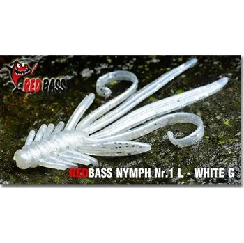 Umělá nástraha Nymfa Redbass Nr. 1 L 80 mm White G