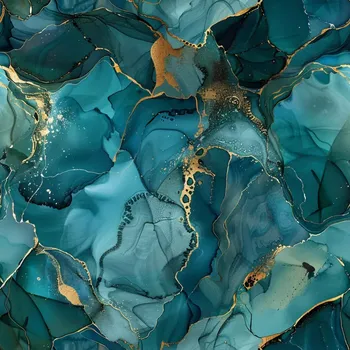 Úplet, Zelenomodrozlatý mramor (E) (Top kvalitní úplet Bella digitisk)