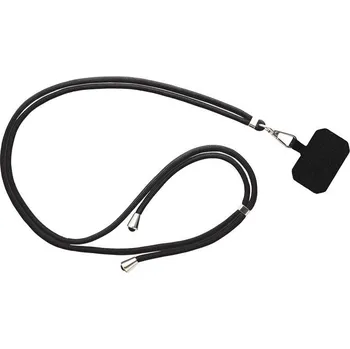 Pouzdro na mobilní telefon Popruh na krk GoGEN NPL160 pro telefony, univerzální - černý