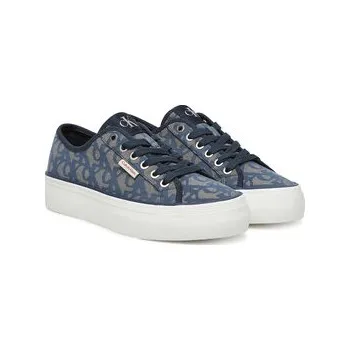 Dámské tenisky Sneakersy Calvin Klein Jeans Vulc Flatf Jacquard YW0YW01965 Tmavomodrá 39