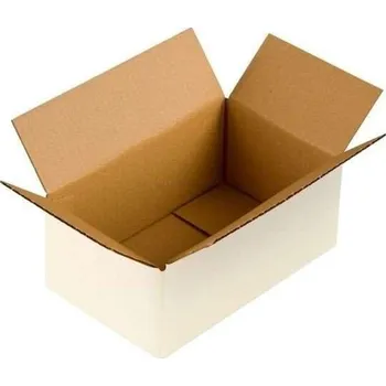 Obalový materiál Kartonová krabice klopová 200x150x80 mm 3VVL B 360g/m2 bílá - paleta 4200 ks