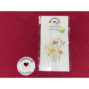 HandMade by VeJa Dárková karta - kytička z lásky (puget)