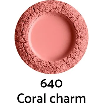 Tvářenka Uoga Uoga Minerální sypká tvářenka s jantarem 5 g Barva: 640 Coral Charm - studený intenzivní růžový odstín