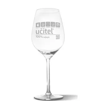 Sklenice Sklenička na víno Učitel: 49 cl
