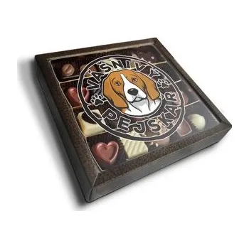 Bonboniéra Pralinky Vášnivý pejskař: 20 ks pralinek