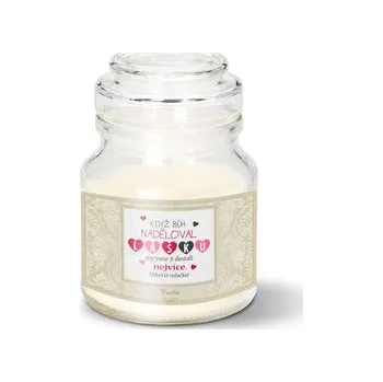Svíčka Svíčka Když Bůh naděloval lásku: 120 g