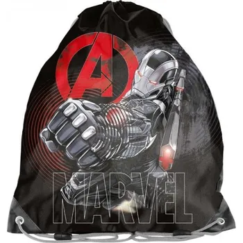 Školní sáček Školní pytel vak sáček Avengers černý