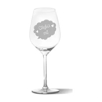 Sklenice Sklenička na víno Chybíš mi: 49 cl