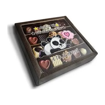 Bonboniéra Pralinky Miluji tě víc než šlofíky: 20 ks pralinek