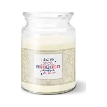 Svíčka Svíčka Když Bůh stvořil strejdy: 500 g