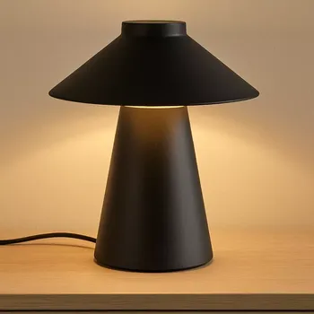 Lampička Stolní lampa Hübsch Chipper, černá, lakovaný kov
