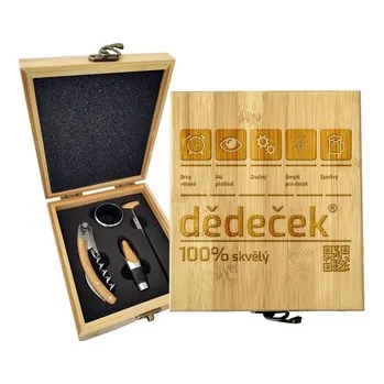 Víno Dárková sada na víno Dědeček: 147×168×49 mm