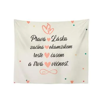 Deka Pravá láska: 150x120 cm
