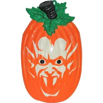Party dekorace Halloween dekorace dýně s upírem 58cm