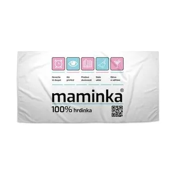 Sprchový závěs Ručník Maminka: 70x140 cm