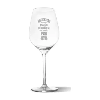 Sklenice Sklenička na víno Tento dům: 49 cl