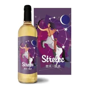 Bílé víno Střelec: 0,75 l