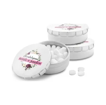 Bonbon Mentolky Gratulujeme nevěstě a ženichovi - 3 ks