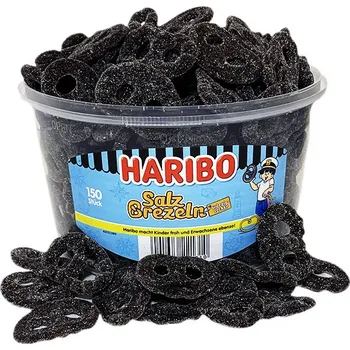 Bonbon Haribo Slané lékořicové preclíky 1050 g