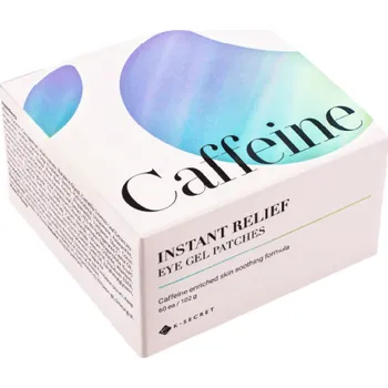 K-SEСRET K-SECRET – Instant Relief Eye Gel Patches CAFFEINE – Hydrogelové polštářky pod oči s kofeinem – 60 ks
