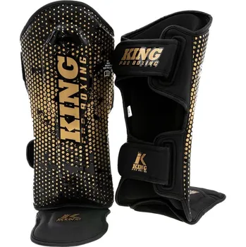 Chránič holeně pro bojový sport Chrániče holení King Pro Boxing Hexagon 2, KPB/SG Hexagon 2 L