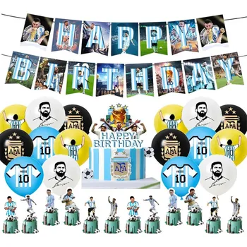 Party dekorace Set narozeninová dekorace Lionel Messi