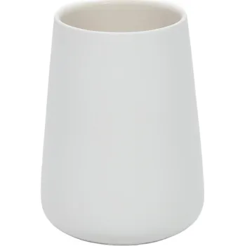 Držák na kartáček 5five Simply Smart Kelímek na kartáčky COCON, keramický, bílý