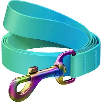 Vodítko pro psa WAUDOG vodítko nylon Gradient modro-zelené (L-XXL/122cm/2,5cm)