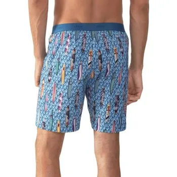 Pánské kraťasy Mey Šortky z materiálu 2220044 Modrá Regular Fit XXL