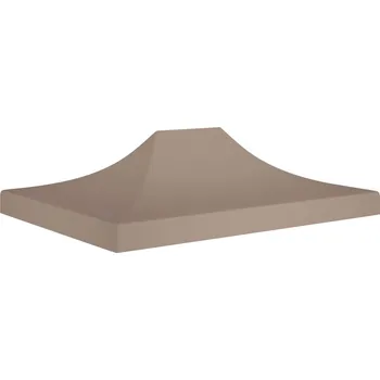 Zahradní altán vidaXL Střecha k party stanu 4,5 x 3 m taupe 270 g/m2