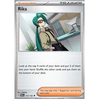 Volný čas Pokémon PAR 172/182 Rika - Paradox Rift Stav: Near Mint, Verze: NORMAL