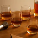 Broste Copenhagen Amber – sklenice na destiláty 4 cl, jantarová